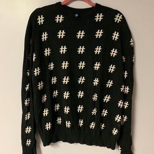 Hashtag/Pound/Sharp Sweater